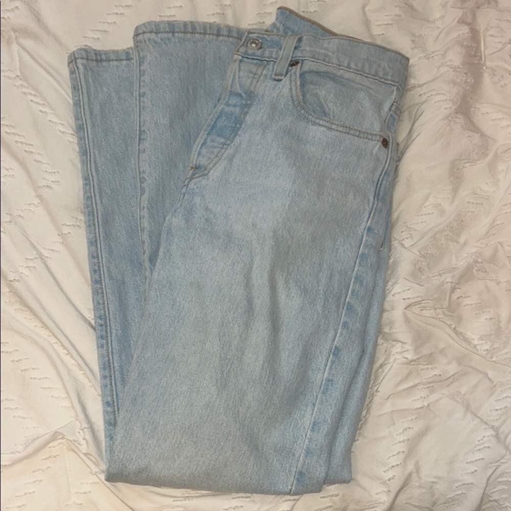 Light Blue Levis 501 Jeans Women
